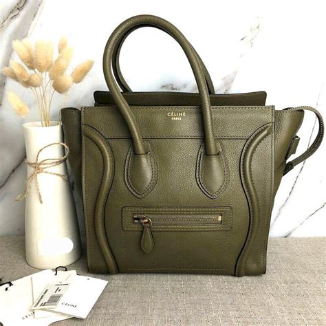 celine luggage khaki|celine luggage review.